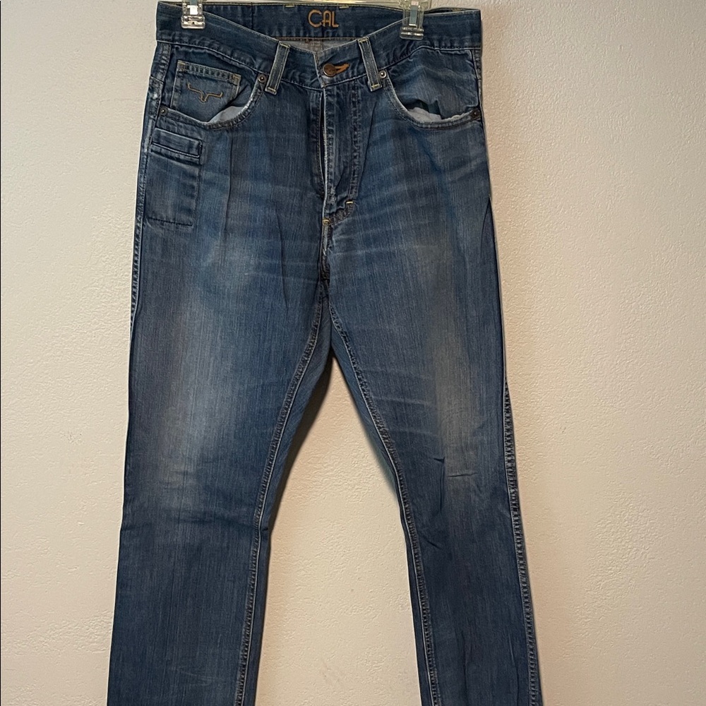 Men's Kines Ranch Blue Jeans. Cal
